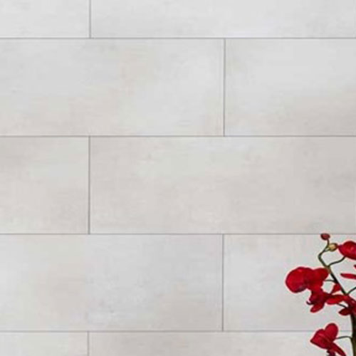 Dillabaugh’s Palisade Wintry Mix wall tiles. Boise 23: Primary Bath Fixtures & Finishes