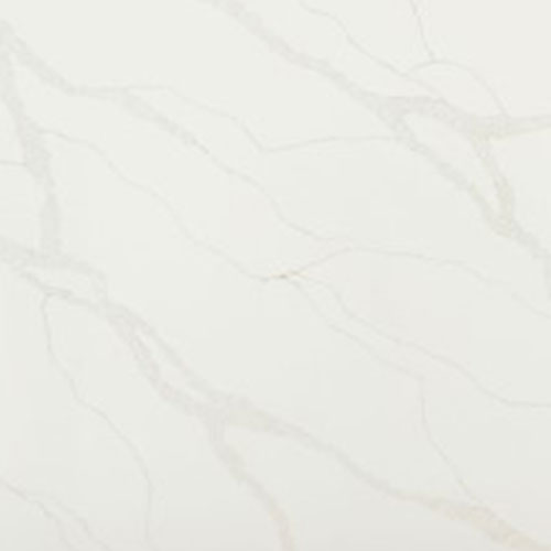 Calacatta Elysio quartz countertops and 4” backsplash. Boise 23: Primary Bath Fixtures & Finishes